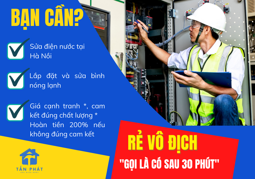 Dịch vụ sửa chữa điện nước tại nhà Tấn Phát