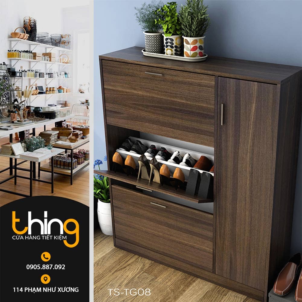 Thing Store: tủ giày thông minh từ gỗ siêu bền đẹp, chắc chắn