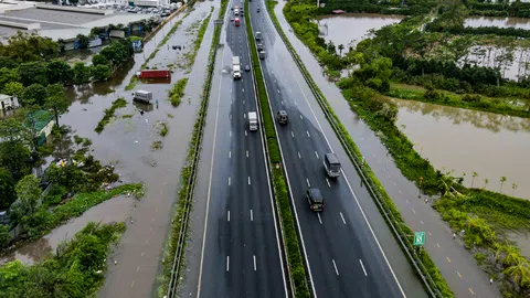 Ô tô gầm thấp được lưu thông trở lại trên cao tốc Pháp Vân – Cầu Giẽ