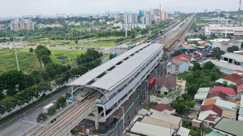 Bất động sản tăng giá nhờ nhà ga metro