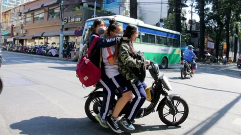 Gần 20.000 thông báo được gửi về trường do học sinh vi phạm giao thông