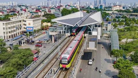 Tuyến đường sắt Văn Cao - Hòa Lạc sẽ khởi công trong năm 2025