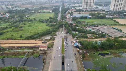 Hà Nội: Dự án mở rộng một phần đường 70, 1,2km nhưng hơn 3 năm vẫn ì ạch