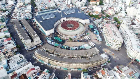 Ngắm chợ Đầm tròn Nha Trang, công trình kiến trúc mang biểu tượng hoa sen ở phố biển