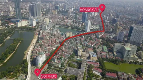 Hà Nội: Tuyến đường “đắt nhất hành tinh” đang tích cực GPMB, về đích cuối năm nay