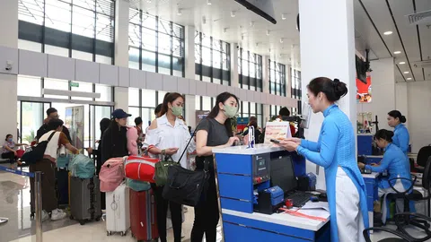 Lượng khách đến Điện Biên bằng đường hàng không tăng gấp 5 lần