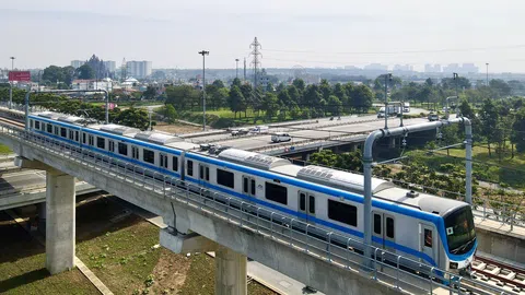TP. HCM dự kiến xây 10 tuyến metro xuyên thành phố