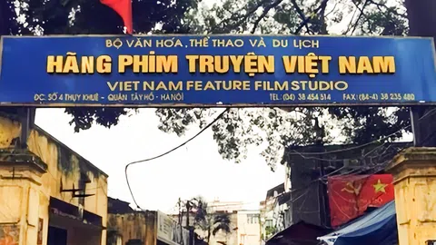 Cảnh hoang tàn tại Hãng Phim truyện Việt Nam
