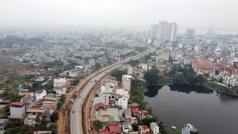 Cận cảnh đường đê Âu Cơ trước ngày khánh thành