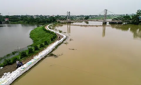 Hà Nội: Rà soát, sẵn sàng sơ tán dân do lũ sông Tích, sông Bùi lên trở lại