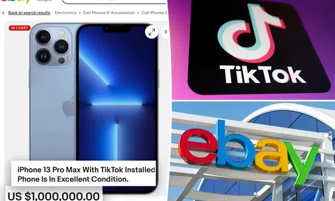 Smartphone cài sẵn TikTok tại Mỹ được rao bán với giá hàng nghìn USD trên eBay và Facebook