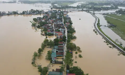 Hà Nội: Công bố tình huống khẩn cấp tại vùng đê rốn lũ Chương Mỹ