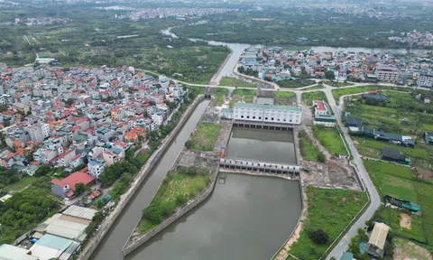 Hà Nội cưỡng chế, thu hồi đất của 33 hộ dân, giao mặt bằng làm dự án tiêu nước