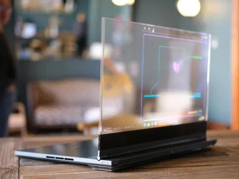Laptop trong suốt như trong phim viễn tưởng lần đầu ra mắt, hứa hẹn những đột phá về công nghệ