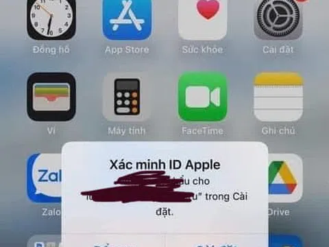 Người dùng Việt bất ngờ nhận được thông tin “Xác minh ID Apple”, sự thực ra sao?