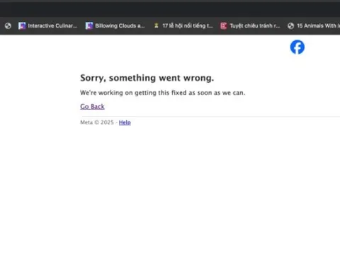 Nóng: Facebook đang bị lỗi, nhiều người Việt không truy cập được!