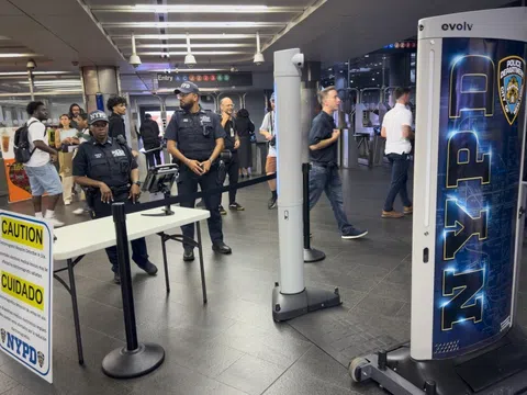 New York thí điểm sử dụng máy quét AI để phát hiện vũ khí “nóng” tại hệ thống tàu điện ngầm