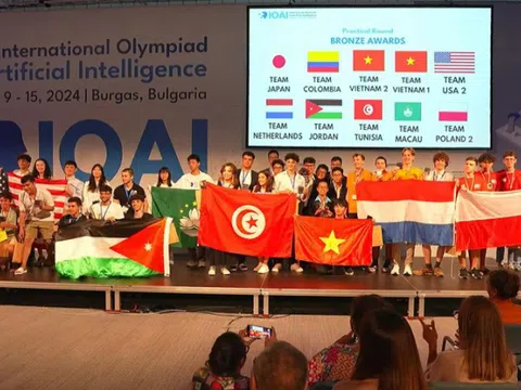 Olympic AI quốc tế 2024: Đoàn học sinh Việt Nam giành thắng lợi lớn