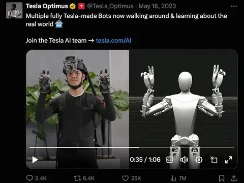 Tesla tuyển dụng nhân viên thu thập dữ liệu với mức lương cao để đào tạo robot hình người Optimus