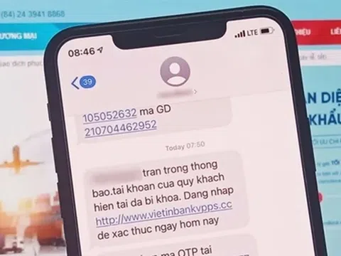 Ngân hàng bị cấm gửi tin nhắn có chứa đường link tới khách hàng