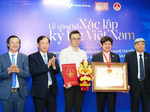 Meey Group xác lập Kỷ lục Doanh nghiệp sở hữu Bộ giải pháp Công nghệ BĐS nhiều sản phẩm nhất Việt Nam