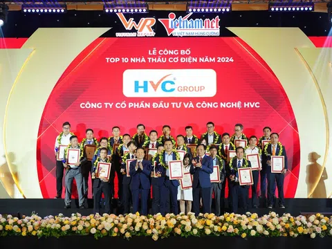 Lễ công bố Top 10 Nhà thầu cơ điện 2024: HVC Group – “bạn đồng hành” tin cậy của các chủ đầu tư